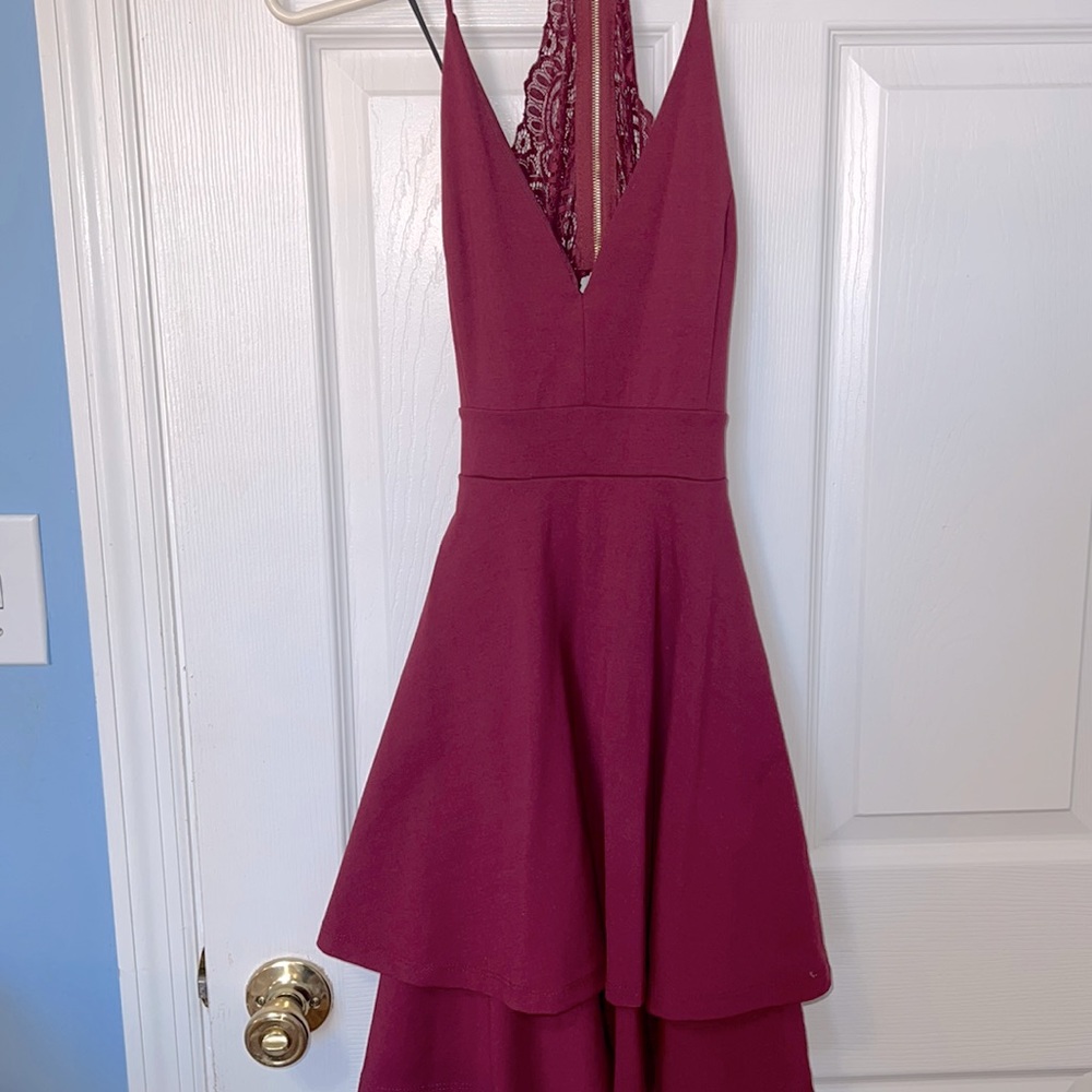 Windsor Women’s Late Night Fantasy Dress Burgundy Size Small Style LD9824WD